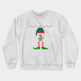 The Angry Elf Christmas Crewneck Sweatshirt